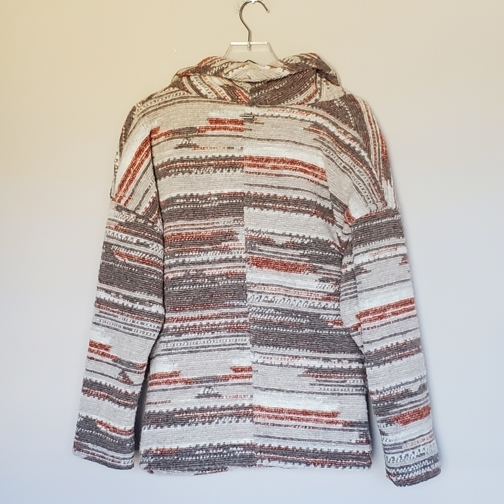 Prana Recycled Wool Blend Relaxed Fit Arria Jacket Western Double Breasted Small - Picture 7 of 8